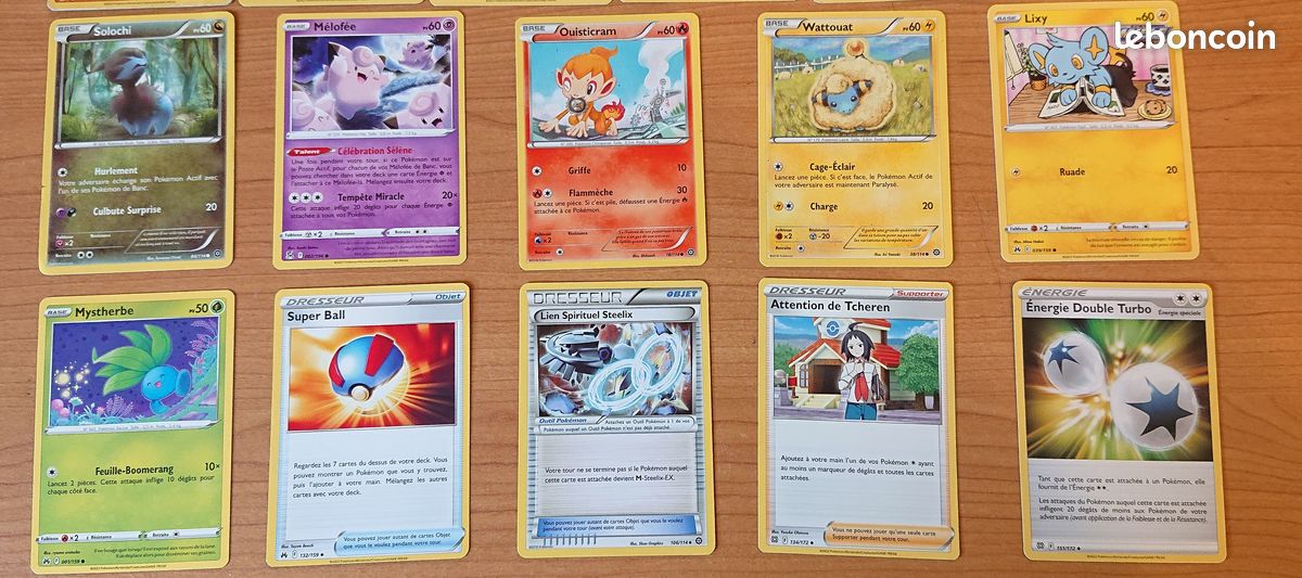Lot de cartes Pokémon N°5 - cartes neuves toutes différentes + 1cadeau - plusieurs lots en vente (image 3)