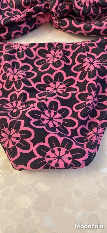 ❤️Superbe maillot de bain imprimé ensemble bikini LAGUNE fille 10 ans design France 🇫🇷 (image 4)