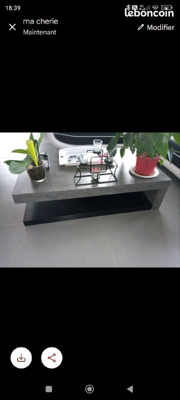 Table basse et meuble tv (image 1)
