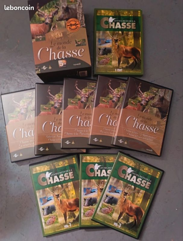 Lot 2 coffrets dvd chasse (image 1)