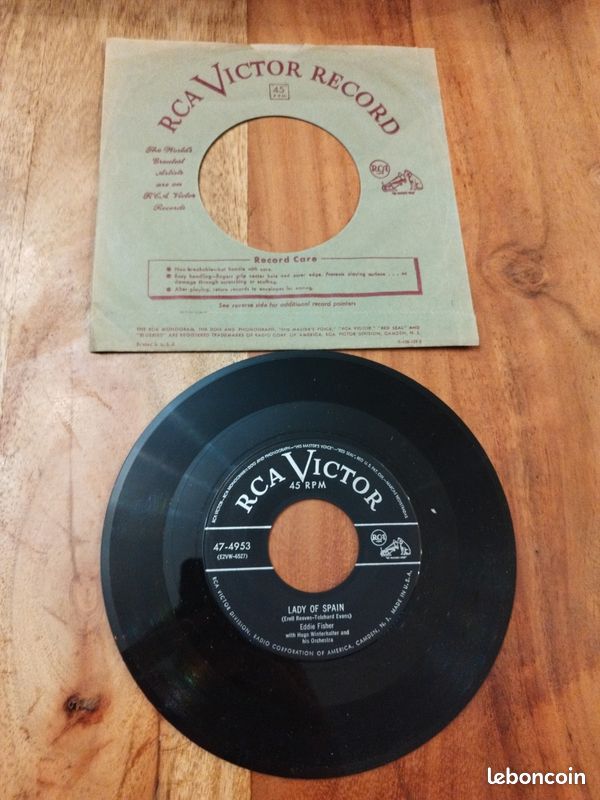 Eddie Fisher Lady of spain 45t (image 1)