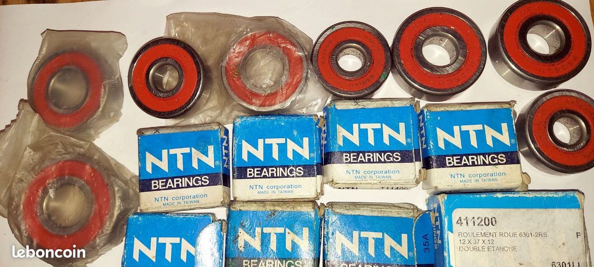 Lot de 20 roulements NTN + 2 joints spi électroportatif , mécanique (image 3)