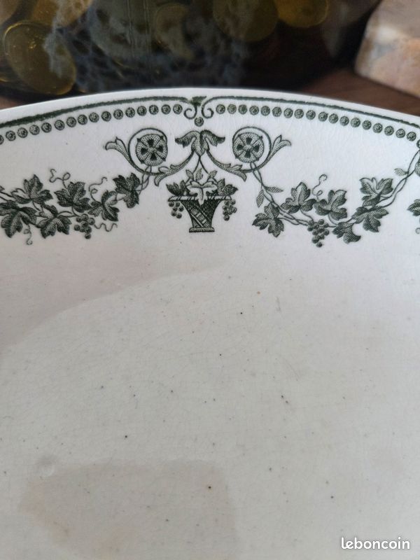 Ravier vintage Badonviller – Faïence française (image 3)