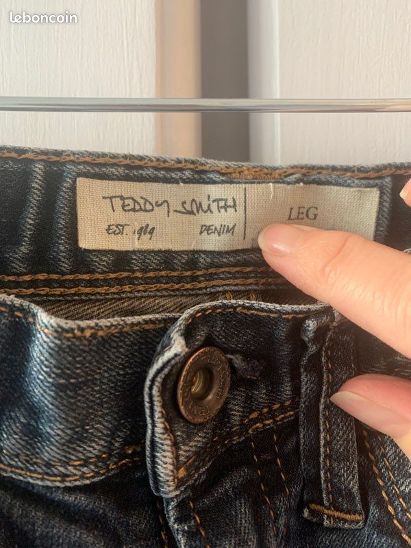 Jean enfant 10 ans Teddy Smith garçon (image 2)