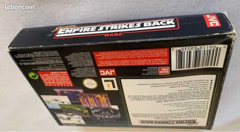 Super Star Wars Empire Strike Back super Nintendo édition JVC complet bon état (image 5)