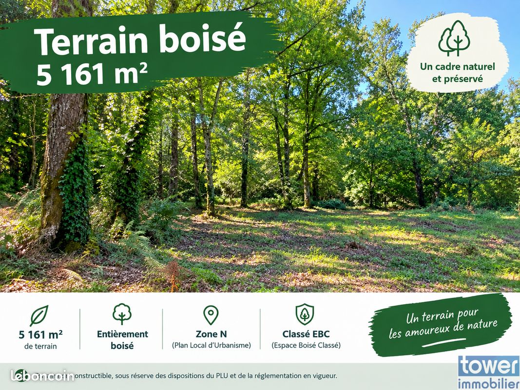 Terrain 5161 m² · à Fégréac · 5 161 m² · 26 000 €