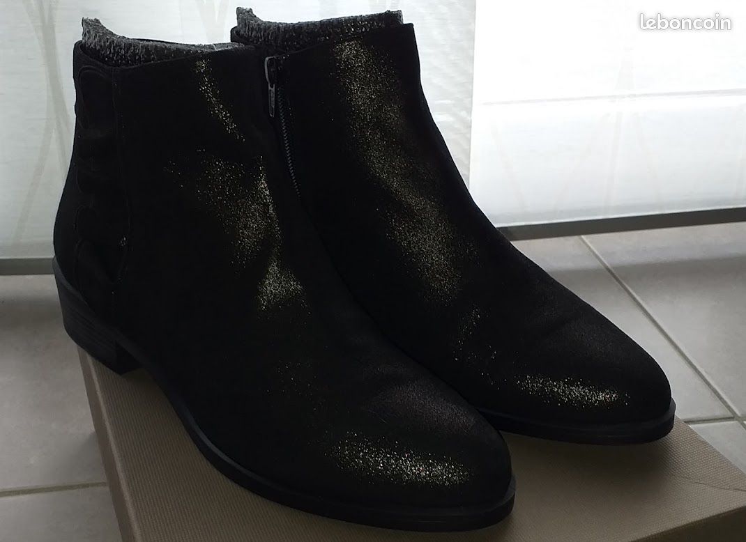 Bottines Kanna noir brillant taille 39 (image 3)
