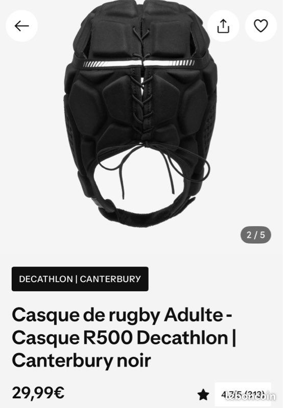 Casque De Rugby Canterbury Club – Simple Et Efficace