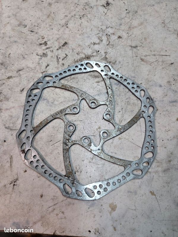 Disque de frein Hayes 160mm Y15 à trous Équipements vélos