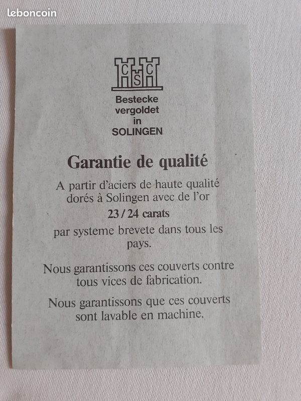 Menagere solingen or 23/24 carats (image 4)