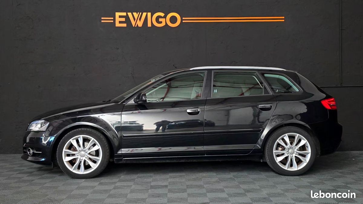 Audi a3 sportback 2.0 tdi 140 exclusive line - sieges chauffant / regulateur vitesse / distri ok (image 13)