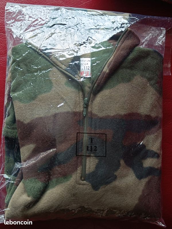 Chemise F1 polaire Armée Française (image 4)