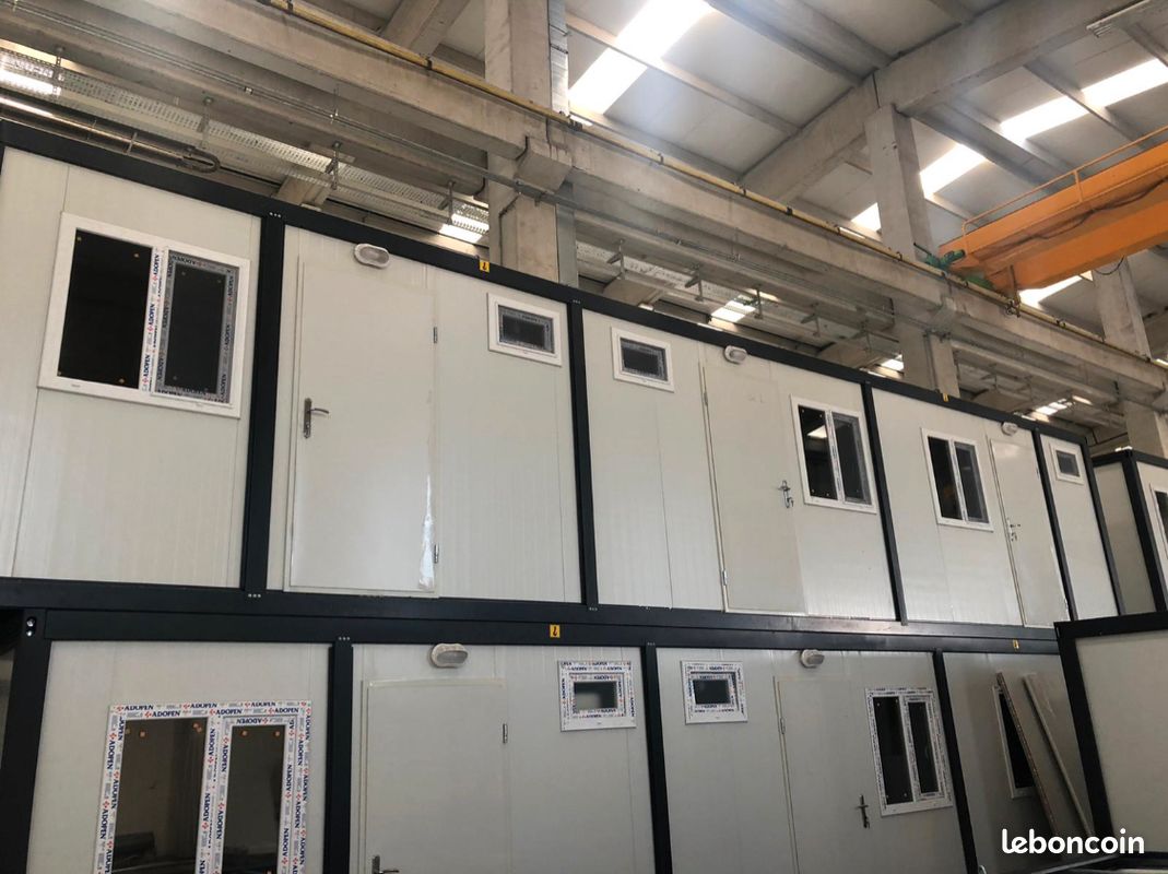 Bungalow préfabriqué container bâtiment modulaire prix imbattable en stock livraison dans Paris (image 5)