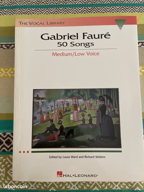 Gabriel Fauré mélodies Low voice (image 1)