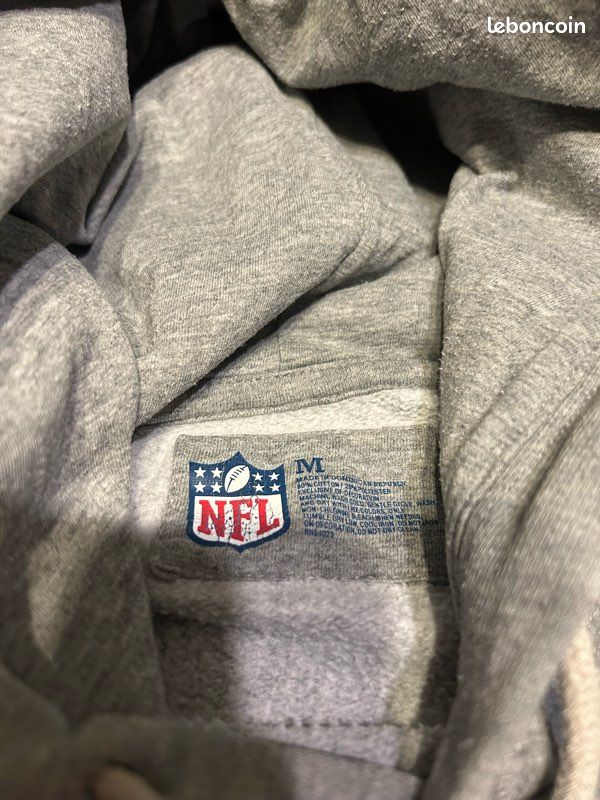 Sweat à capuche NFL Indianapolis Colts Gris - Taille M (image 4)
