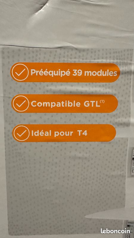 Tableau électrique pré-équipé 3 rangées 3 interrupteurs différentiels blanc NEUF (image 3)