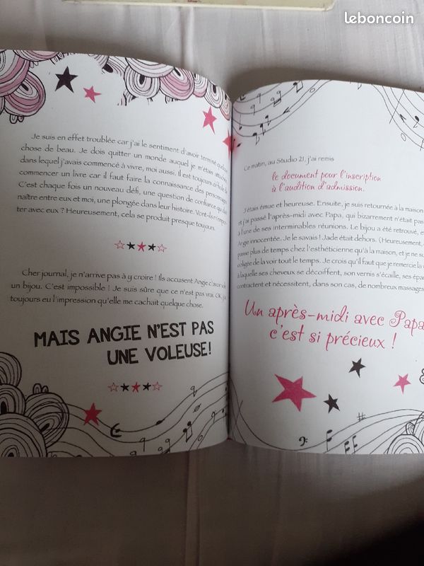 Livre violetta " mon journal intime le roman " (image 3)