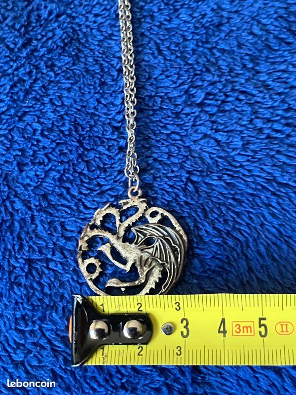 Collier Game of Thrones blason Targaryen Daeberys (image 4)