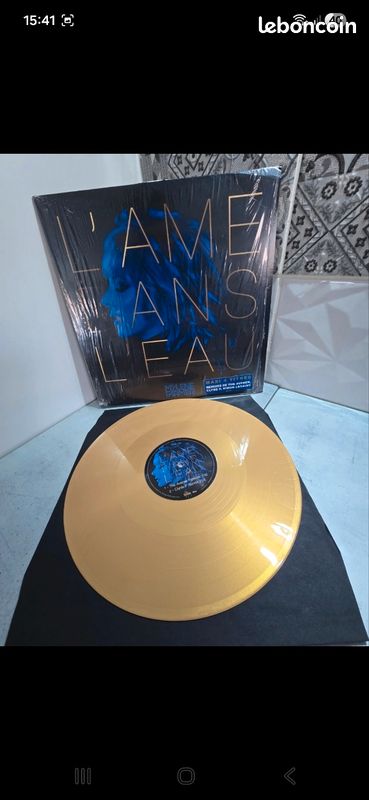 Mylene Farmer maxi vinyle l'âme dans l'eau édition limite or (image 3)