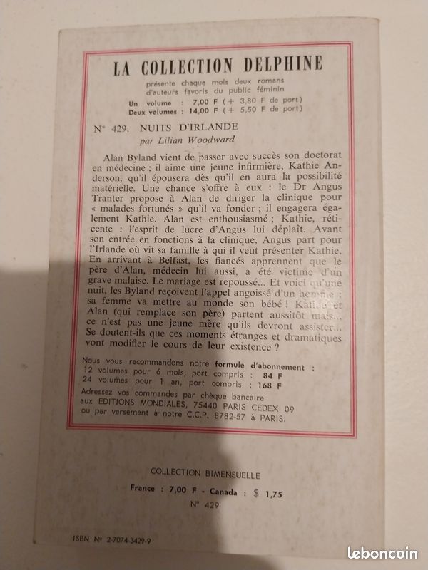 Livre nuit s d irlande de lilian woodward (image 2)