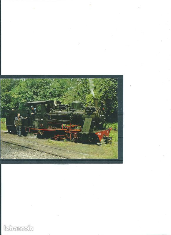 LOT de 3 CARTES POSTALES THEME LES TRAINS (image 1)