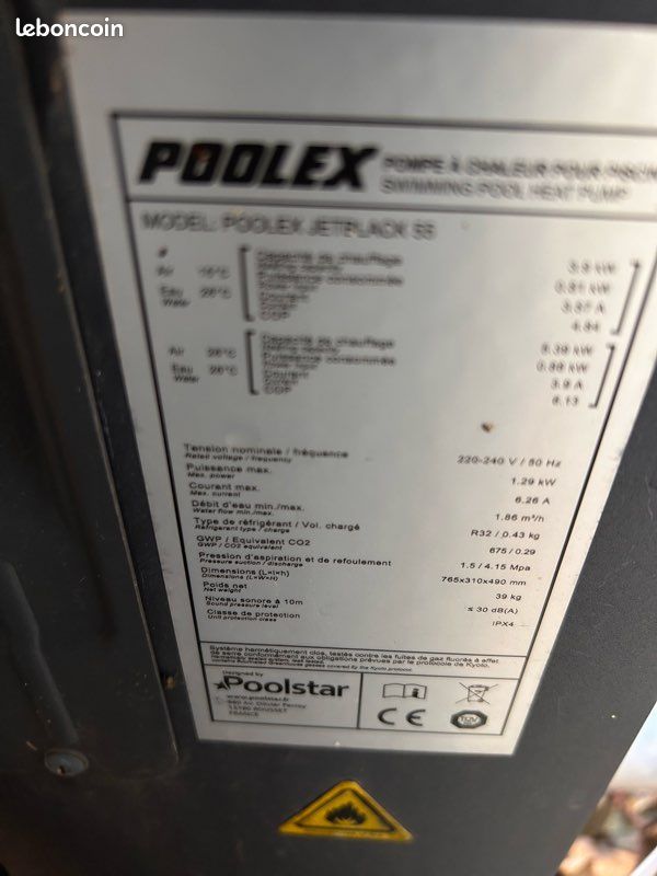 Pompe à chaleur Poolex Jetstar (image 2)