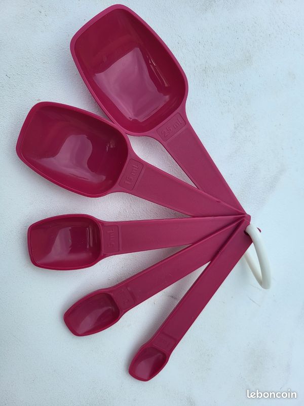 Lot De Cuillères Doseuses Tupperware - Bleu - Neuf Jamais Utilisé