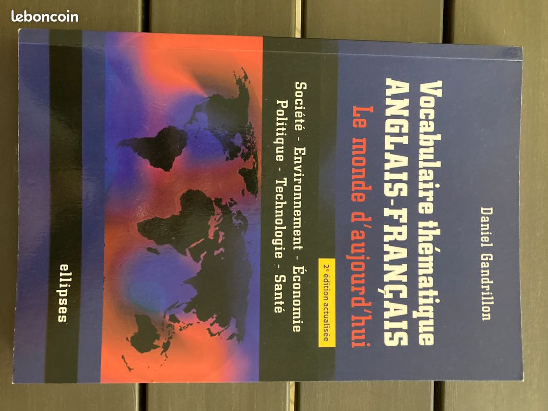 Livre vocabulaire thématique anglais français le monde d’aujourd’hui (image 1)