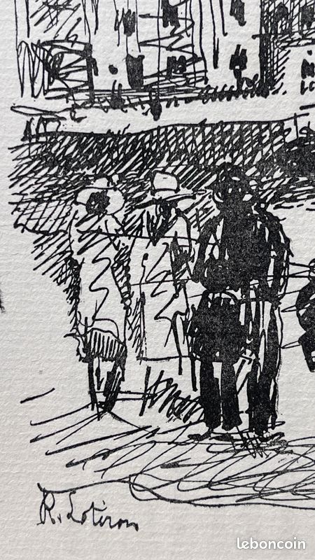 Robert LOTIRON (1886-1966) Phototypie originale (1921) (image 4)