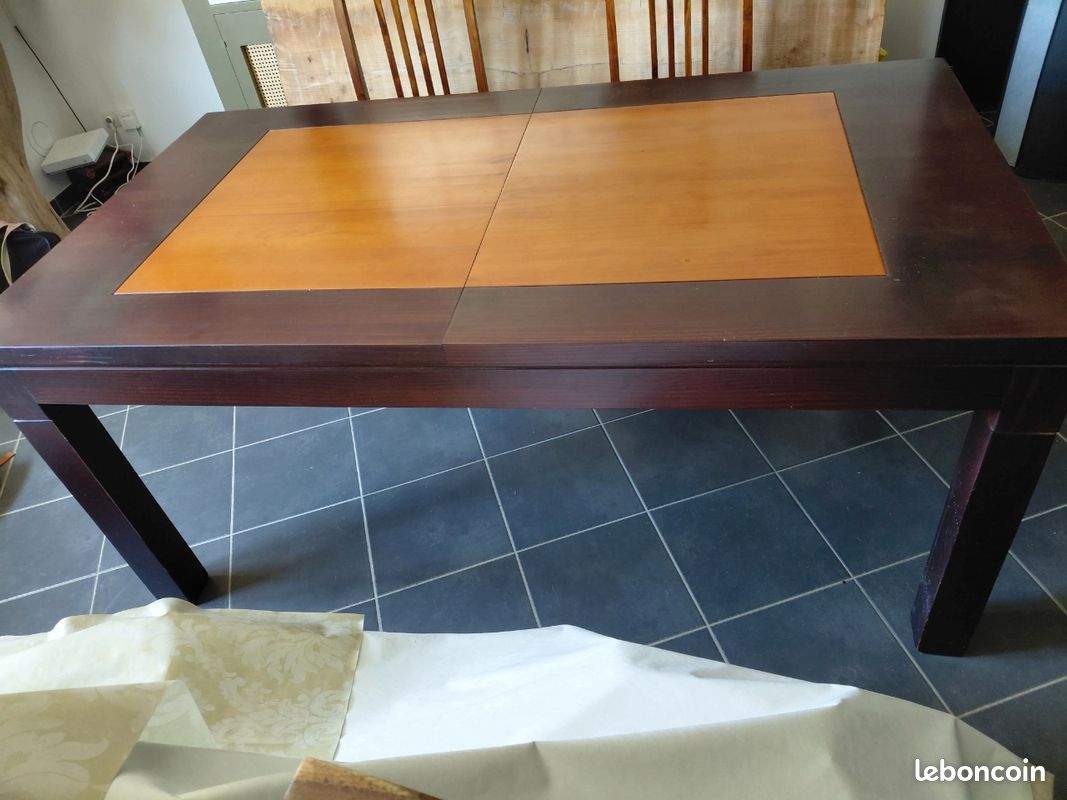 Table salle à manger style colonial (image 1)
