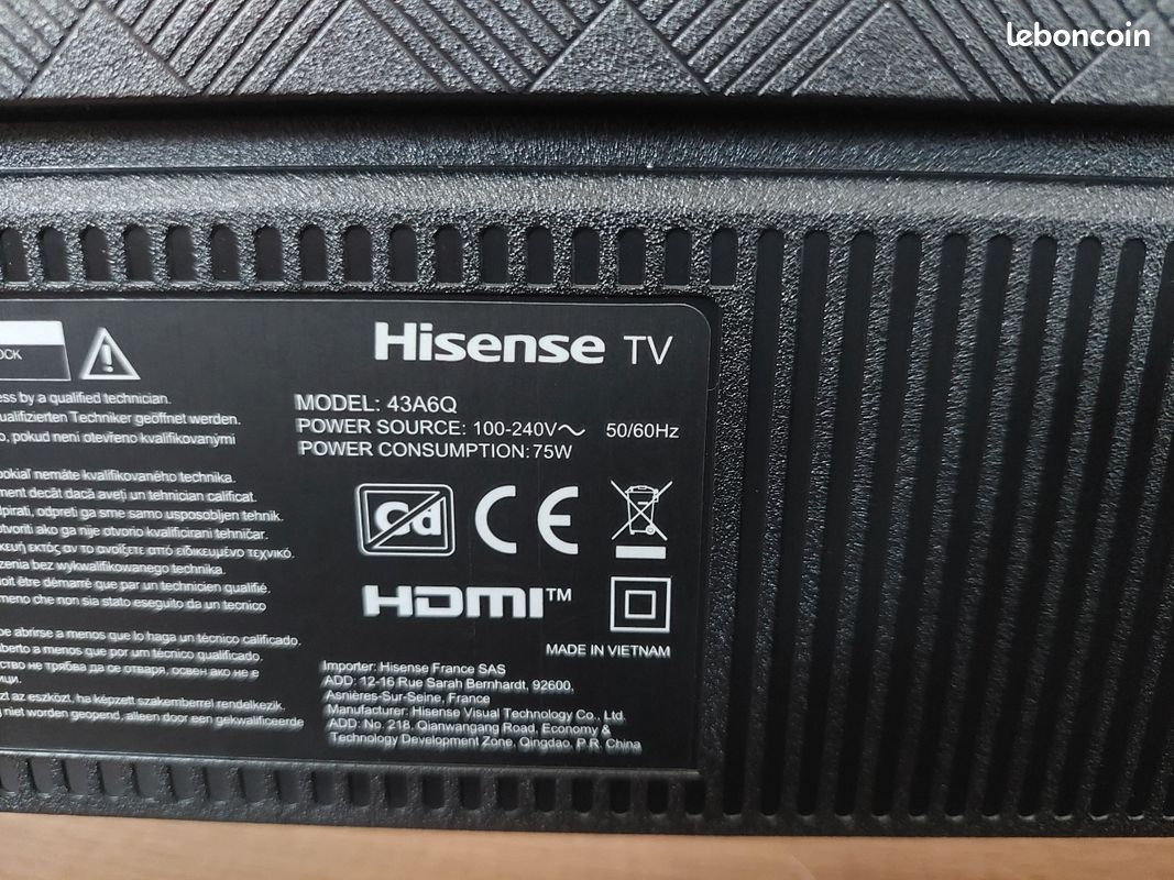 Vend télé hisense (image 3)