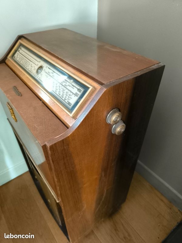 Meuble tourne disque la voix de son maître 1950 (image 2)