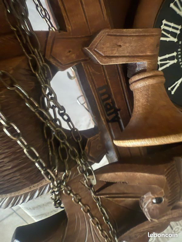 Grande Horloge Coucou Chasse Mécanique – Avec Mouvement Regula, Authentique Et Imposante
