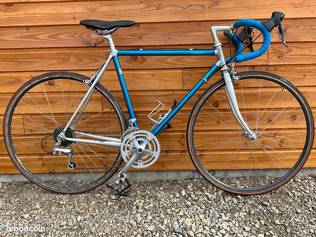Pédalier Vélo Vintage En Aluminium Duralinox - Pour Vélo De Route/course - Occasion En Bon état