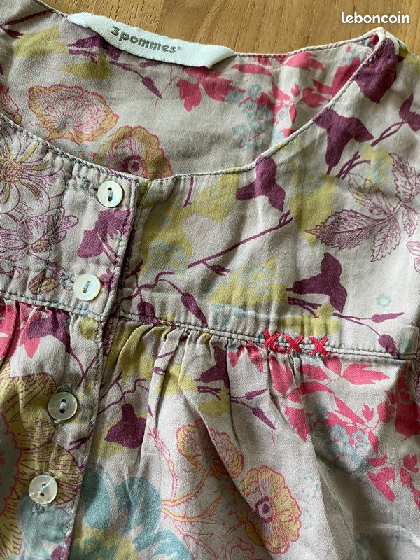 Blouse 3 pommes en 8 ans (image 2)