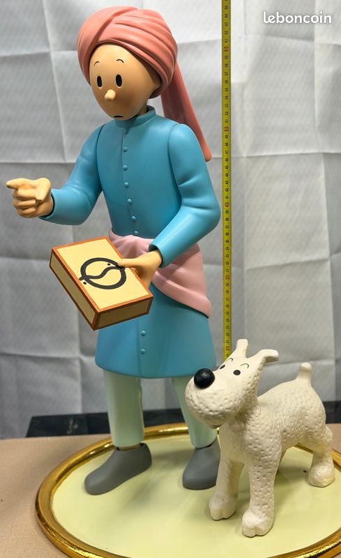 HERGÉ-MOULINSART - FARIBOLES LES CIGARES DU PHARAON TINTIN BRIC À BRAC Résine polychrome