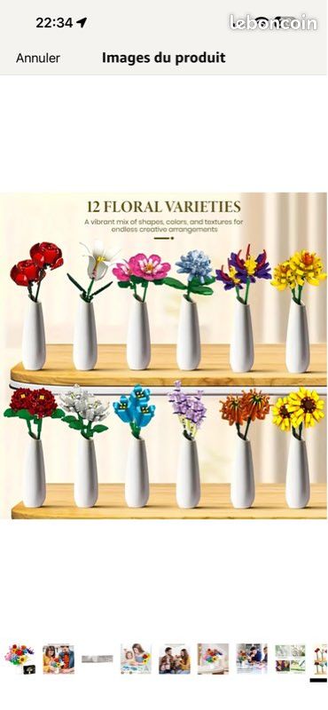 Bouquet de Fleurs à Construire - Kit de Construction Botanique - Idée Bouquet de Fleurs à Construire - Kit de Construction Botanique - Idée