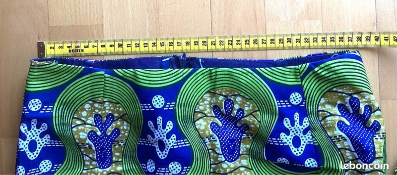 Ensemble africain en wax fait main (image 8)