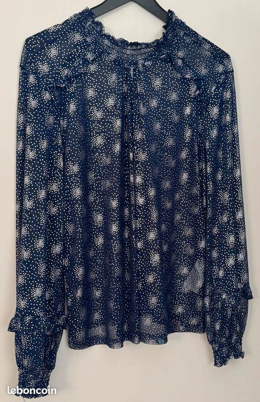 Blouse bleu (image 1)