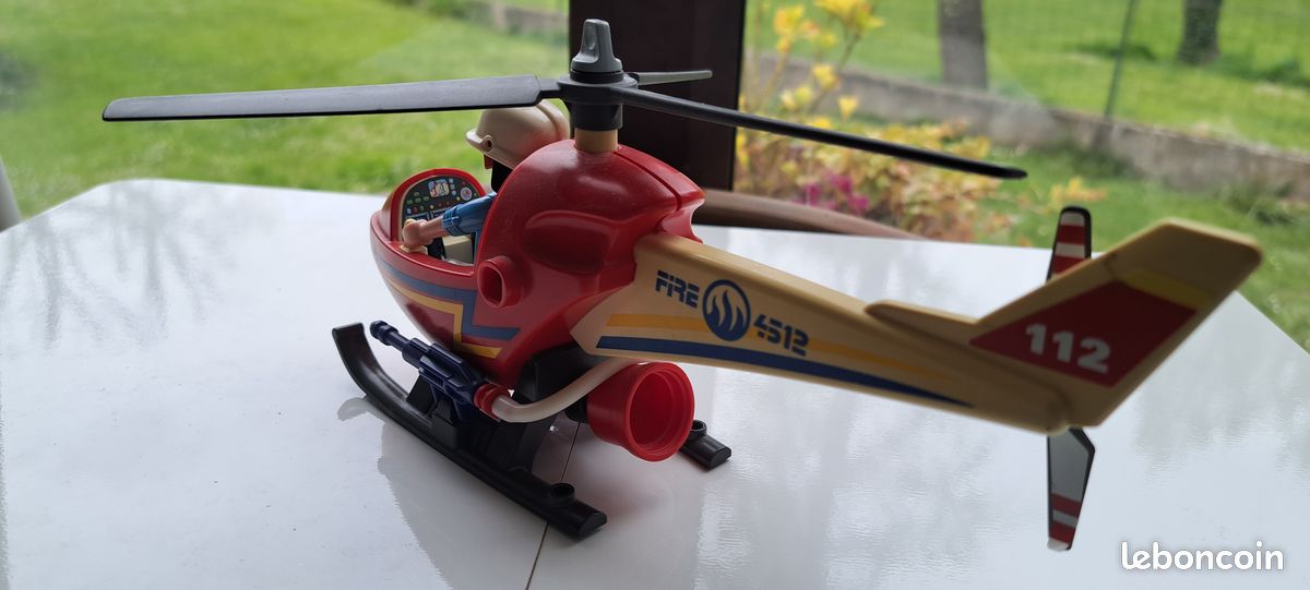 PLAYMOBIL Hélicoptère pompier 4512 (image 4)