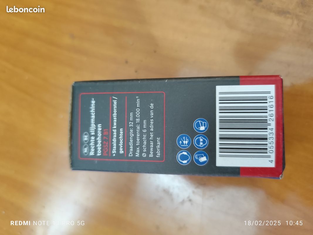 Brosse pinceau en fil d'acier torsadé (image 3)