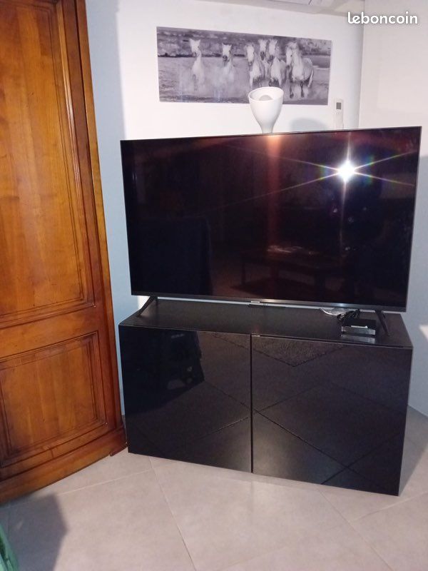 Meuble Tv Laqué noir (image 1)