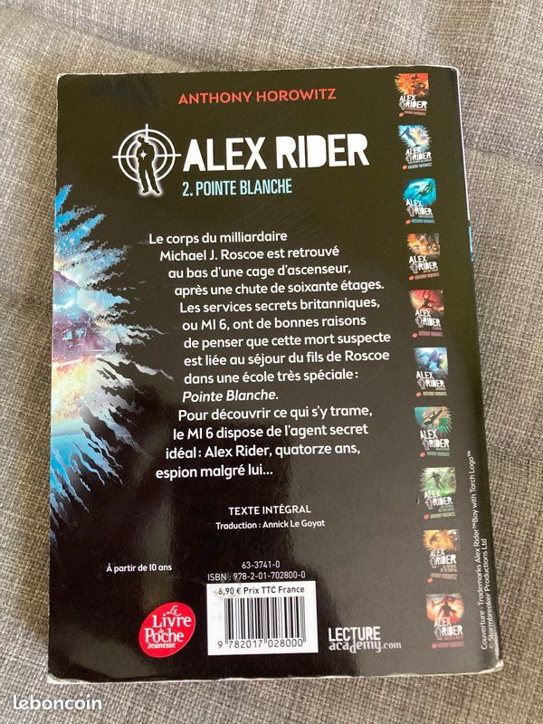 Alex Rider tome 2 Pointe blanche (image 3)