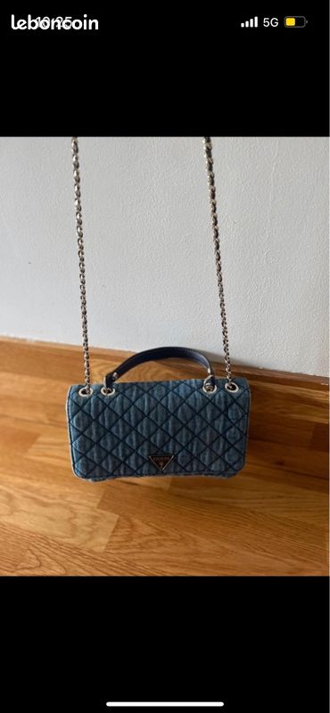 Sac à main GUESS style jeans - tbe (image 2)