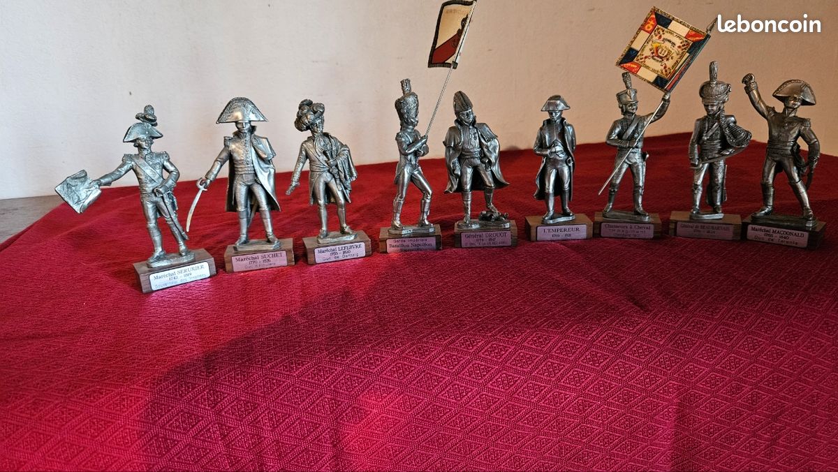 Les Étains Du Prince - Lot De 6 Soldats Miniatures - Diverses Époques