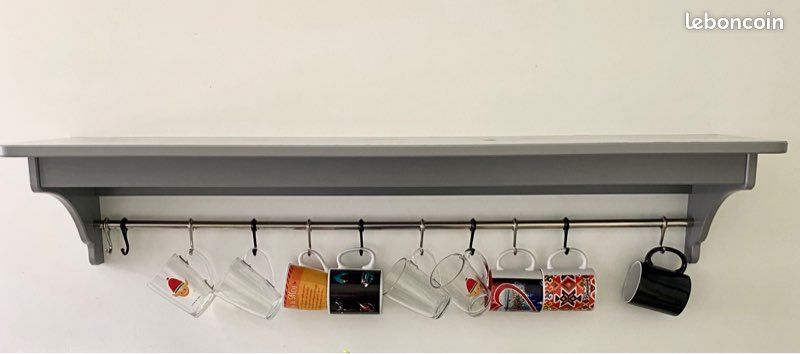 Étagère murale, gris, 120 cm (image 2)