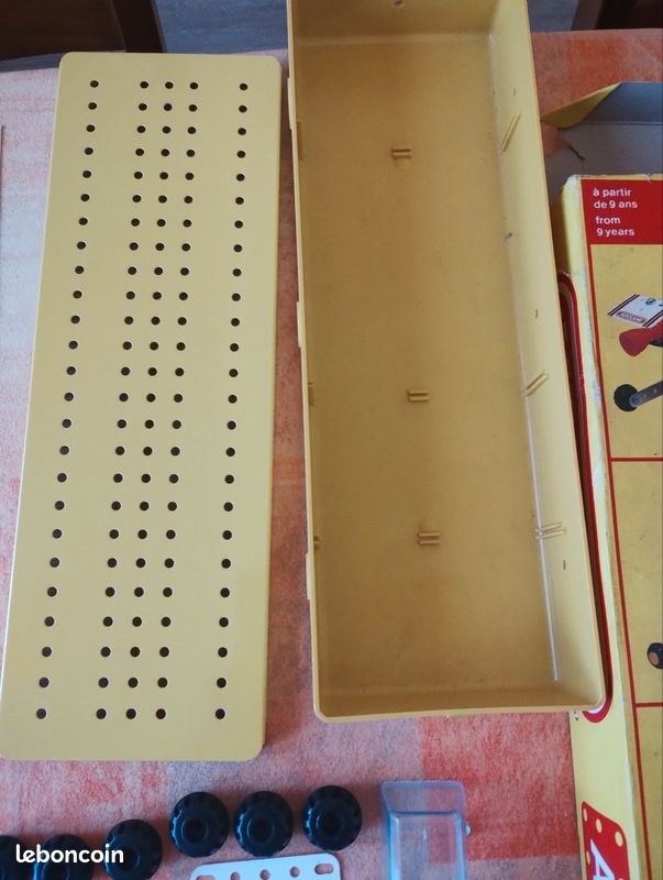 Boîte De Construction Meccano – N° 086400 – Vintage 1980 – Fabriqué En France