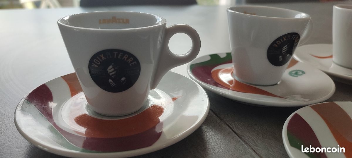 Service à café expresso 6 tasses et soucoupes Lavazza (image 5)