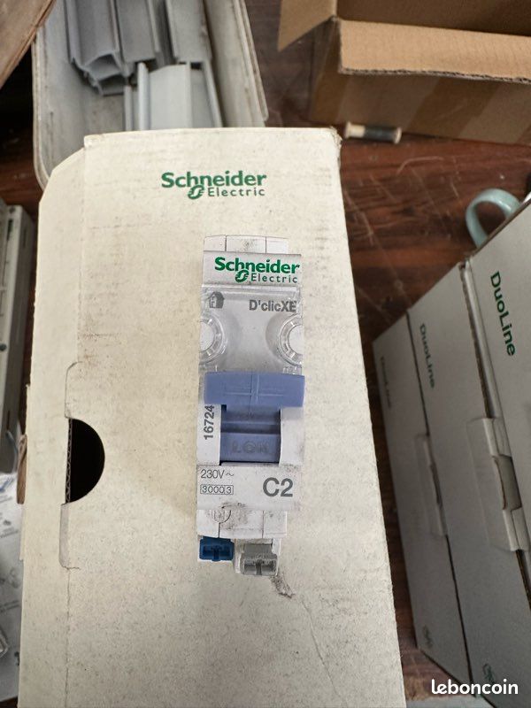 Lot De 2 Connecteurs R'clicXE - Schneider Electric 16720 - Pour Raccordement De Dispositifs électriques DuoLine