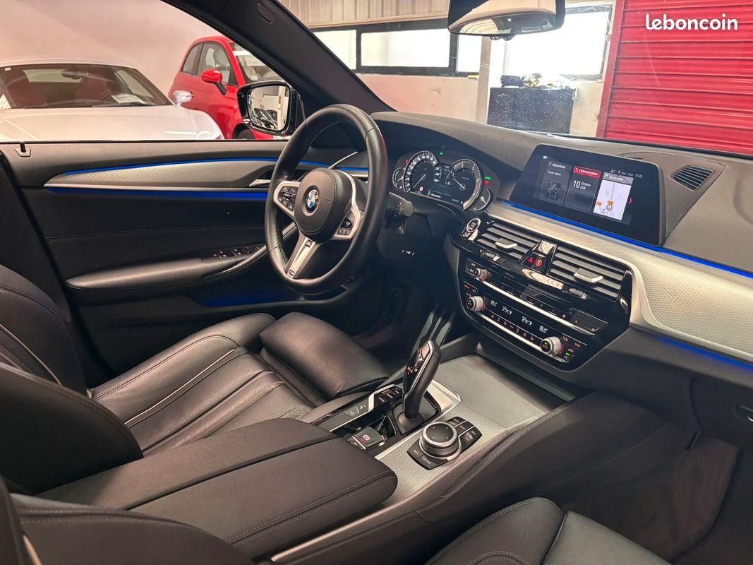 BMW 530d TOURING M SPORT XDRIVE 265 CH BVA8 – TOIT PANORAMIQUE - CAMÉRA 360° - GARANTIE (image 15)